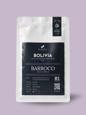 Café de especialidad Bolivia Barroco 81 puntos SCA - KAMU