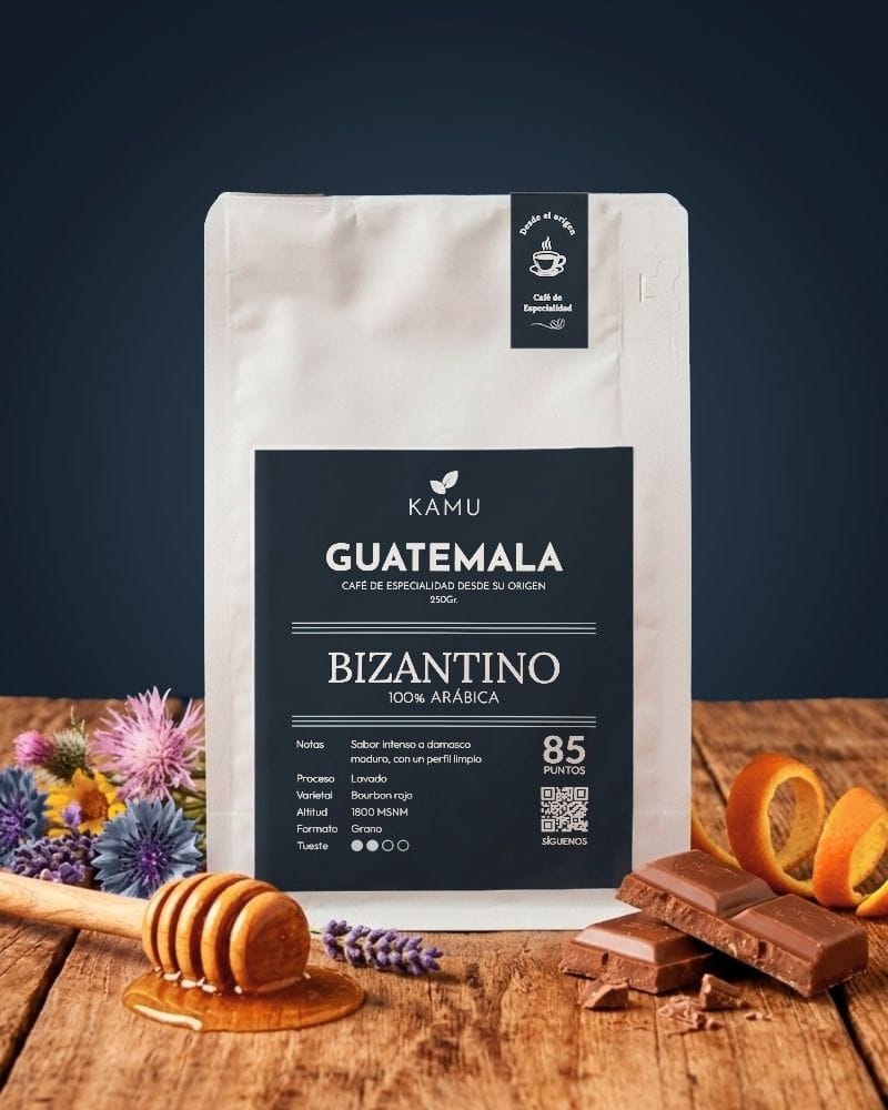 Café de especialidad Bizantino Guatemala 85 puntos SCA - KAMU