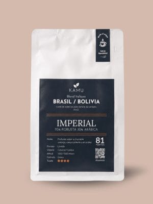 Café blend especialidad Chile Imperial Brasil Bolivia 81 pts SCA - KAMU