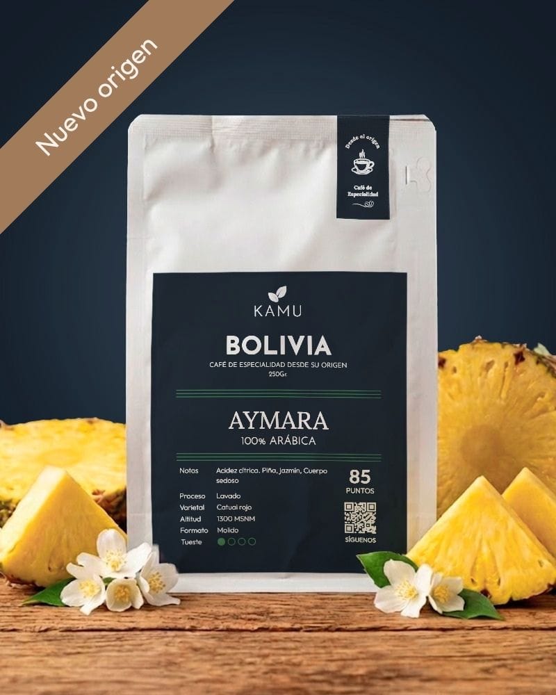 Café arábica Bolivia especialidad Aymara 85 puntos SCA - KAMU