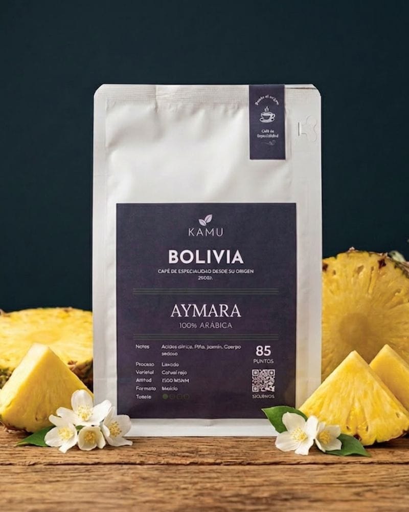 Café arábica Bolivia especialidad Aymara 85 puntos SCA - KAMU
