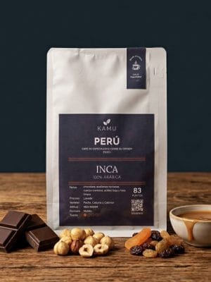 Café de especialidad Inca Perú 84 puntos SCA - KAMU