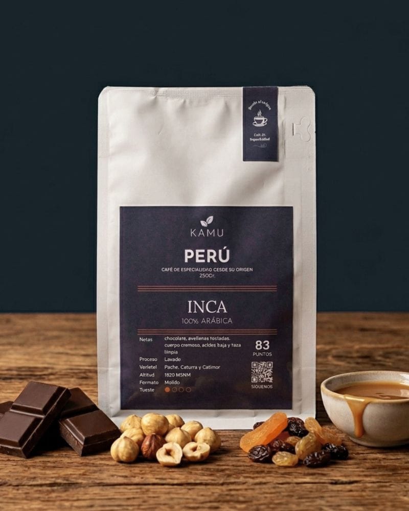 Café de especialidad Inca Perú 84 puntos SCA - KAMU