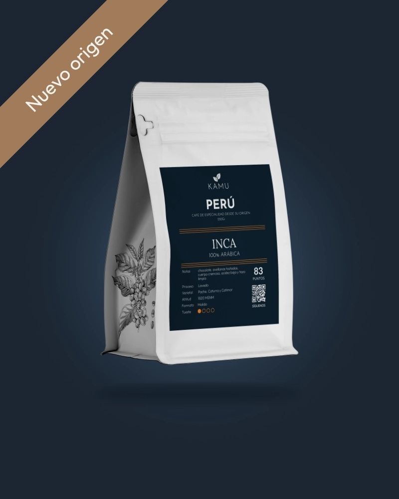Café de especialidad Inca Perú 84 puntos SCA - KAMU